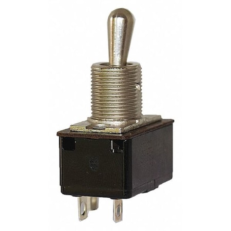 Toggle Switch, SPST, 2 Connections, On/Off, 3/4 hp, 10A at 250V AC, 15A at 125V AC MPN:7501K15