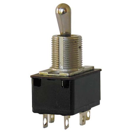 Toggle Switch, SPDT, 10A at 250V, Solder Lug MPN:7505K4