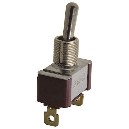 Toggle Switch, SPST, 2 Connections, On/Off, 3/4 hp, 10A at 250V AC, 20A at 125V AC MPN:7546K36