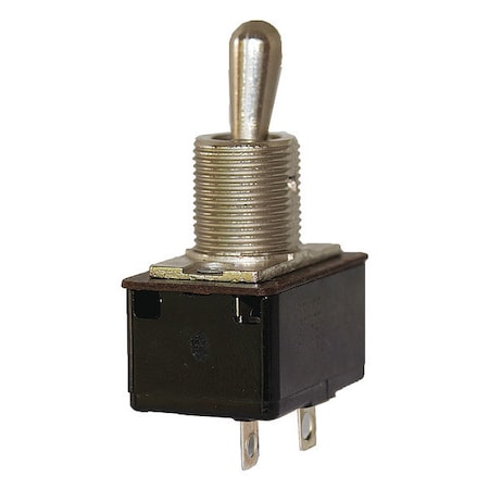 Toggle Switch, SPST, 2 Connections, On/Off, 3/4 hp, 10A at 250V AC, 20A at 125V AC MPN:7546K40