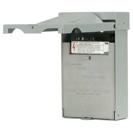 Disconnect Switch, Fusible, DPST, Single Phase, NEMA 3R, Indoor/Outdoor, Polycarbonate MPN:ACD222RNM-A2