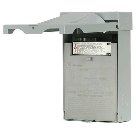 Disconnect Switch, Nonfusible, DPST, Single Phase, NEMA 3R, Indoor/Outdoor, Polycarbonate MPN:ACD222URNM-A2