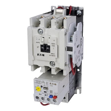 NEMA Magnetic Motor Starter, Non-Reversing, 1NO, 120V AC, 3 P MPN:AN19DN0A5E005