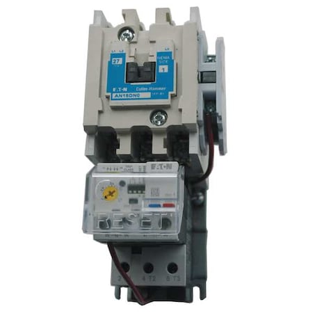 NEMA Magnetic Motor Starter, Non-Reversing, 1NO, 208V AC, 3 P MPN:AN19GN0E5E005