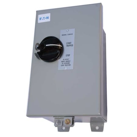 Manual Motor Starter, NEMA M-1, 3 P, 3 Phase, Toggle, 45 A MPN:B100J1C