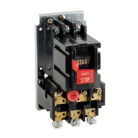 Manual Motor Starter, NEMA M-0, 3 P, 3 Phase, Push Button, 45 A MPN:B100M0CA