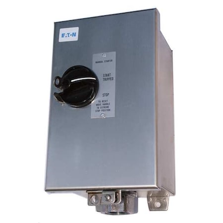 Manual Motor Starter, NEMA M-0, 3 P, 3 Phase, Toggle, 30 A MPN:B100U0C