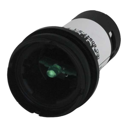 Flush Panel Light, Green Bulb, 24 VAC/DC MPN:C22-L-XG-24