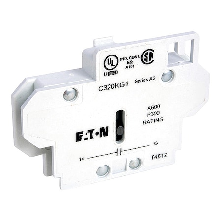 Cutler-Hammer DP Aux Contact, NO, Side Mount for 15-75A MPN:C320KG1