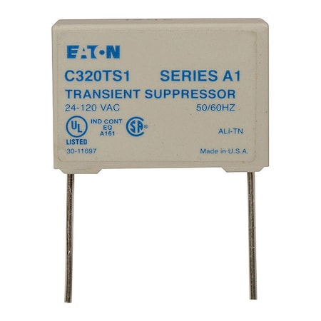 Cutler-Hammer Transient Surge Suppress, 24-120V, Sz00-2 MPN:C320TS1