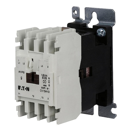 240VAC Non-Reversing Magnetic Contactor 3P 9A NEMA 00 MPN:CN15AN3BB