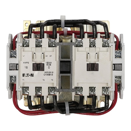 480VAC Reversing Magnetic Contactor 3P 9A NEMA 00 MPN:CN55AN3CB