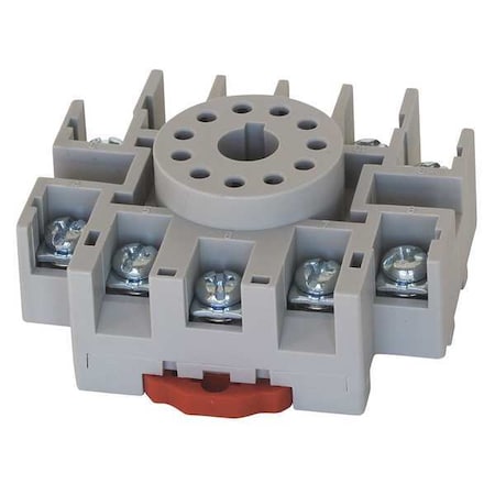 Rlay Scket, Fingr Saf, Octl, 11 Pin, 2.16