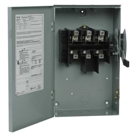 Nonfusible, Safety Switch, General Duty, 240 V, 3PST, NEMA 3R MPN:DG323URB