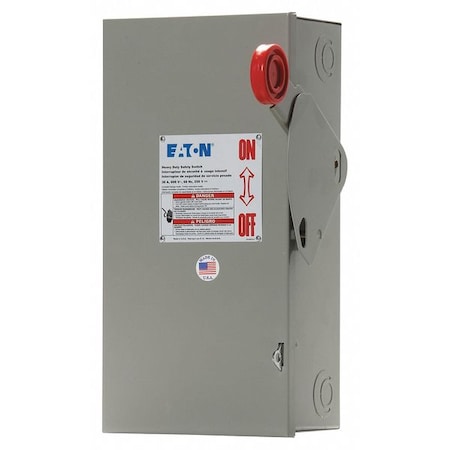 Nonfusible, Safety Switch, Heavy Duty, 600 V, 3PST MPN:DH361UGK