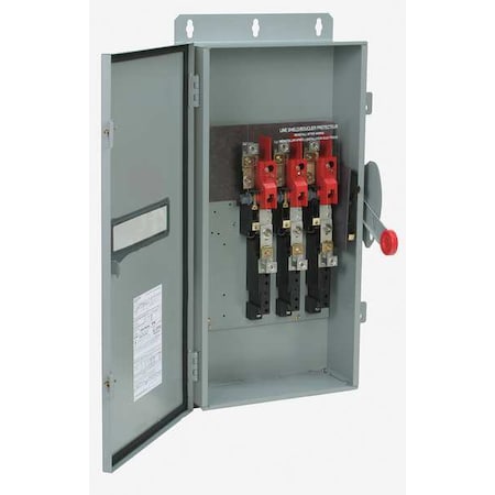 Fusible, Safety Switch, Heavy Duty, 600 V, 3PST MPN:DH364FRK