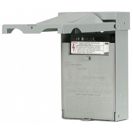 Disconnect Switch, Fusible, DPST, Single Phase, NEMA 3R, Indoor/Outdoor, Steel MPN:DPF222R