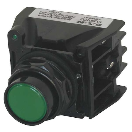 Hazardous Location Push Button, 30 mm, 1NO/1NC, Green MPN:E34EX706G