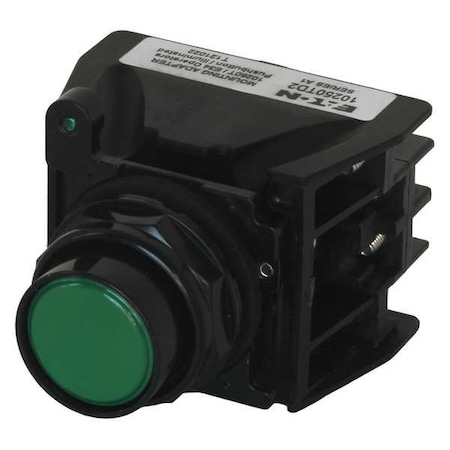 Hazardous Location Push Button, 30 mm, 2NO/2NC, Green MPN:E34EX707G