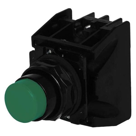 Hazardous Location Push Button, 30 mm, 1NO/1NC, Green MPN:E34EX708G