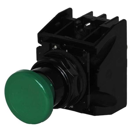 Hazardous Location Push Button, 30 mm, 2NO/2NC, Green MPN:E34EX711G