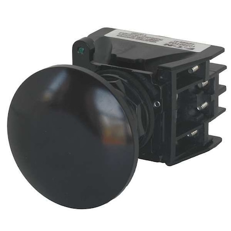 Hazardous Location Push Button, 30 mm, 1NO/1NC, Black MPN:E34EX712B