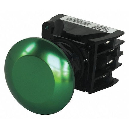 Hazardous Location Push Button, 30 mm, 2NO/2NC, Green MPN:E34EX713G