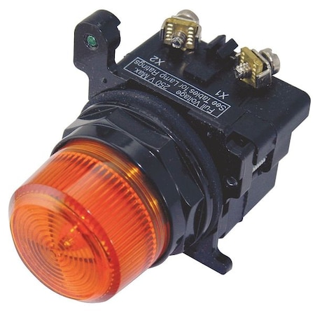 Pilot Light, Amber, 30mm, LED MPN:E34FB197LAP24