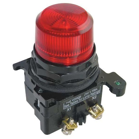 Pilot Light, Red, 30mm, LED MPN:E34FB197LRP24