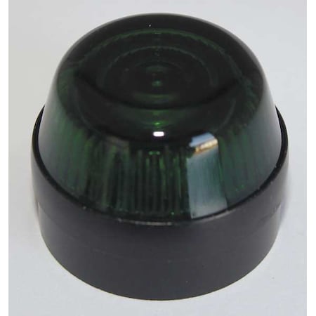 Pilot Light Lens, 30mm, Glass, Green MPN:E34G3