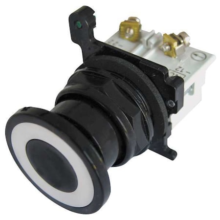MushrmHeadPushButton, NonIllum, Blk, 1NO MPN:E34GHBC1-1X