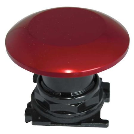 Mushroom Head Push Button, Black, 30mm MPN:E34JB2