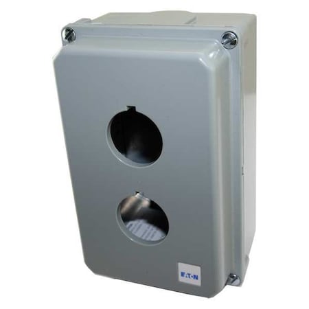 PushButtonEnclosure, 30mm, 2Hole, DiCstZinc MPN:E34N12