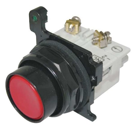 MushroomPushButton, NonIllum, Red, 1NO/1NC MPN:E34PB2-1X