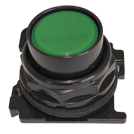 Flush Push Button, Green, Non-Illum, 30mm MPN:E34PB3