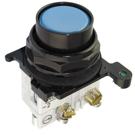 FlushPushButtonOperator, NonIllum, Blu, 1NO MPN:E34PB6-53X