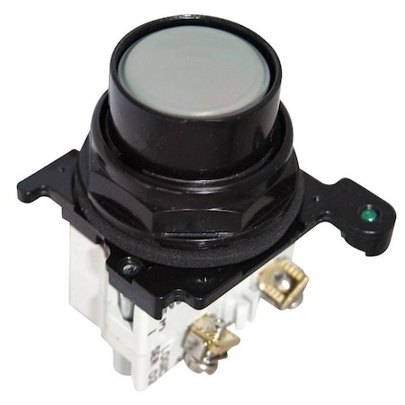 FlushPushButtonOperator, NonIllum, Gry, 1NO MPN:E34PB7-53X