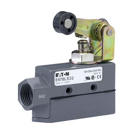 Snap Action Switch, Aluminum, Nylon MPN:E47BLS32