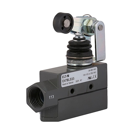Snap Action Switch, Aluminum, Nylon MPN:E47BLS33