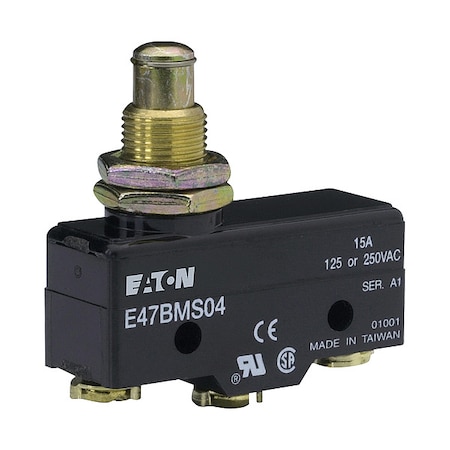 Snap Action Switch, Thermoplastic, Metal MPN:E47BMS04
