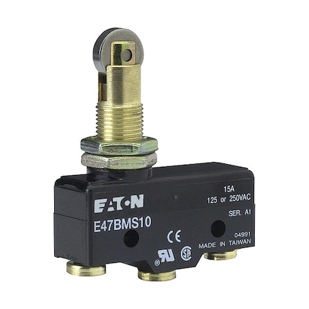 Snap Action Switch, Thermoplastic, Metal MPN:E47BMS10
