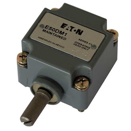 Cutler-Hammer Limit Switch Head, Rotary Lvr, Side, .63 In MPN:E50DM1
