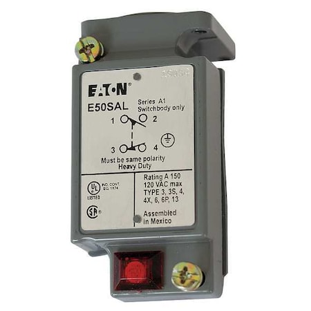 1NC/1NO Limit Switch Body Nema 1, 2, 4, 6, 6P, 12, 13 MPN:E50SAL