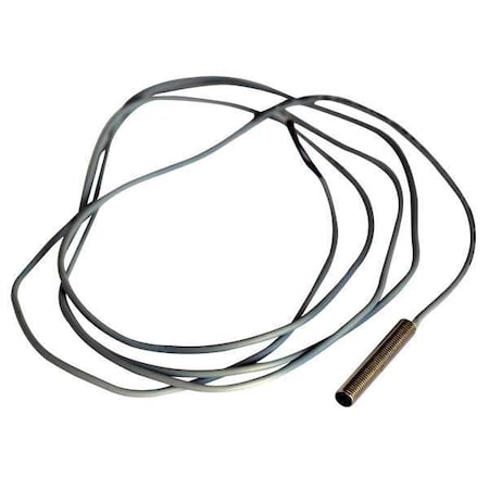 Cylindrical, Inductive Proximity Sensor, 8 mm Dia., Brass, 2 m, Bare Wire, 3 Wires, Unshielded MPN:E57-08GU02-C