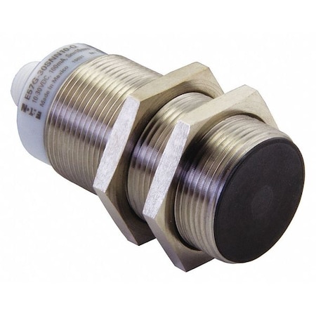 Cylindrical, Inductive Proximity Sensor, 30 mm Dia., Stainless Steel, Micro, 3 Wires, Unshielded MPN:E57G-30UPC15-Q