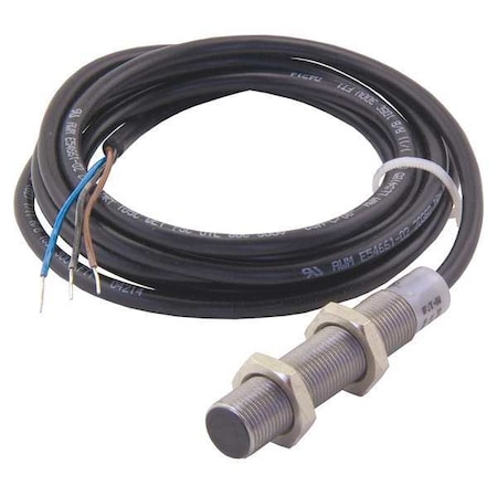 Cylindrical, Inductive Proximity Sensor, 30 mm Dia., Stainless Steel, 2 m, Bare Wire, 3 Wires, Unshielded MPN:E57G-30UPN22-C2