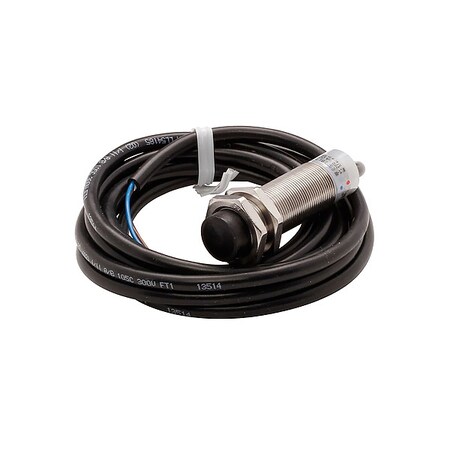 Cylindrical, Inductive Proximity Sensor, 18 mm Dia., Stainless Steel, 24.14 m, Bare Wire, 2 Wires, Unshielded MPN:E57LBL18A2E