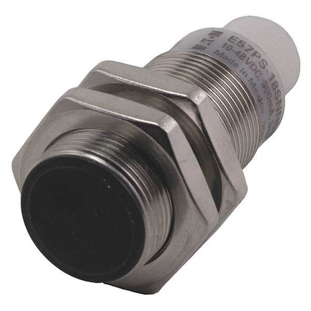 Cylindrical, Inductive Proximity Sensor, 18 mm Dia., Stainless Steel, Micro, 3 Wires, Unshielded MPN:E57PS-18UNC8-Q