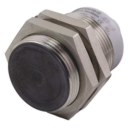 Cylindrical, Inductive Proximity Sensor, 30 mm Dia., Stainless Steel, Micro, 3 Wires, Shielded MPN:E57PS-30SPN10-Q