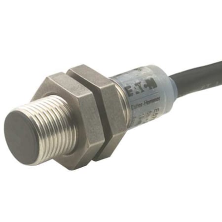 Cylindrical, Inductive Proximity Sensor, 12 mm Dia., Stainless Steel, Micro, 2 Wires, Shielded MPN:E57SAL12A4SA